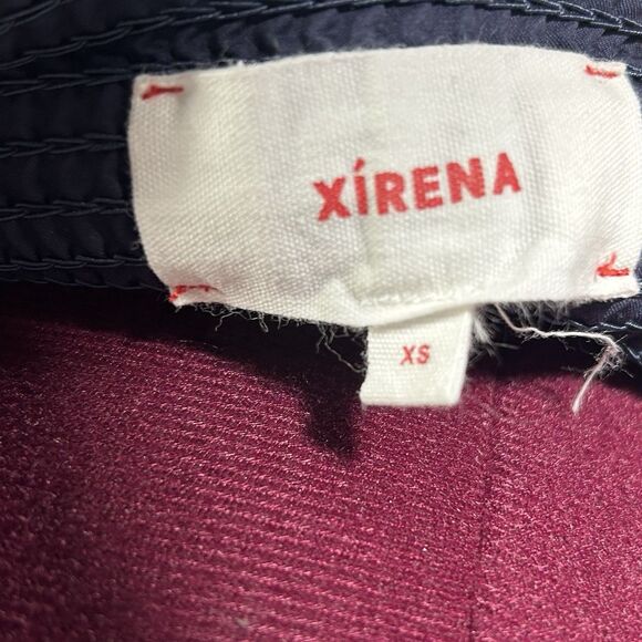 Xirena Freya Camisole Midi Tiered Dress Sz XS Cotton Midnight Blue Pockets Boho - Picture 7 of 16